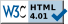 W3C html 4.01